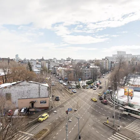 아파트 View With Private Balcony 부쿠레슈티