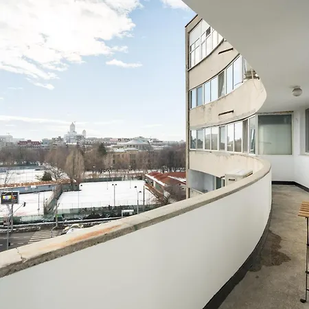 아파트 View With Private Balcony 부쿠레슈티