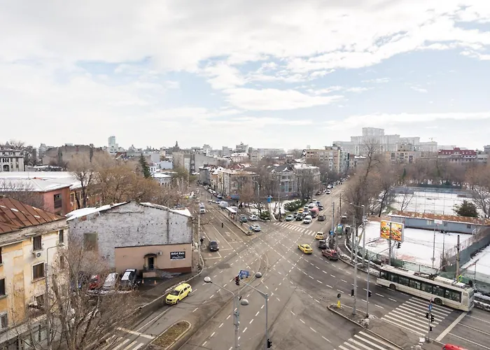 아파트 View With Private Balcony 부쿠레슈티